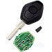 Ключ зажигания с чипом для BMW, чип PCF7935, 433Mhz, EWS/HU58, 3 кнопки